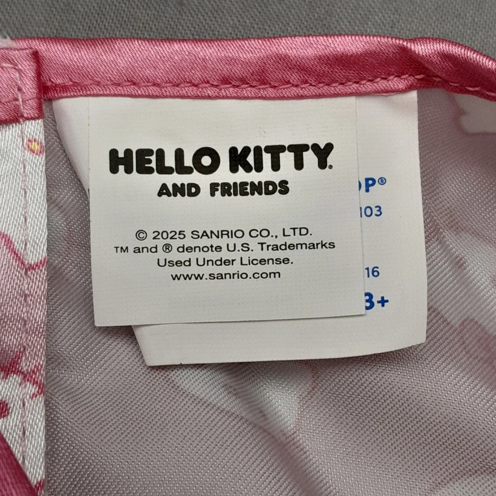 Build-A-Bear Hello Kitty Pink Satin Doll Dress Bow Accent Sanrio Plush Outfit
